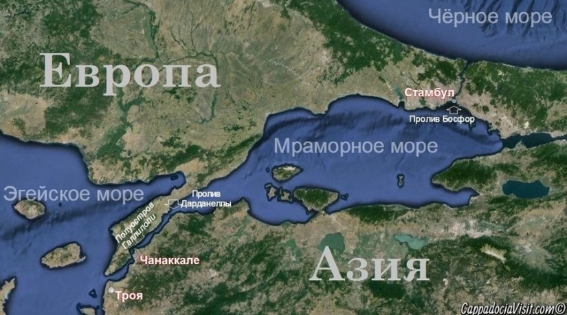 Турция закрыла Дарданеллы для международного судоходства